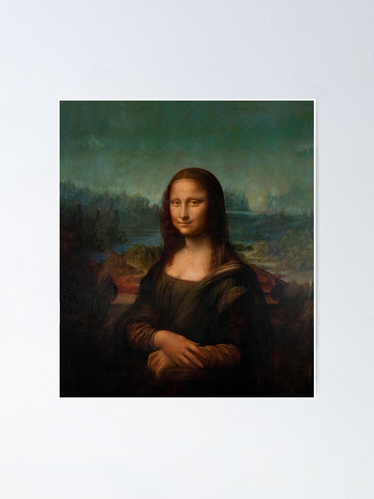 Portrait Of Mona Lisa Del Giocondo 1506 Leonardo Da Vinci Poster