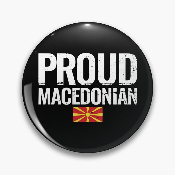Item preview, Proud Macedonian flag Macedonian Macedonians designed and sold by max-it-out.