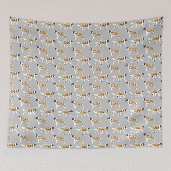 Item preview, St Bernard Repeat Pattern designed and sold by Amber Westwood.