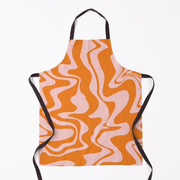 Item preview, Swirled Orange and Pink Lines Print designed and sold by CreativeDelco.
