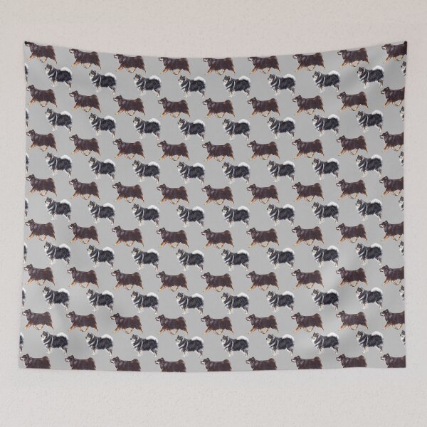 Item preview, Finnish Lapphund Repeat Pattern designed and sold by Amber Westwood.