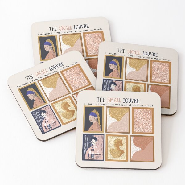 Item preview, The small Louvre - 6 paintings - Light background  designed and sold by Athenasgirl.