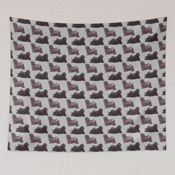 Item preview, Hungarian Puli Repeat Pattern designed and sold by Amber Westwood.