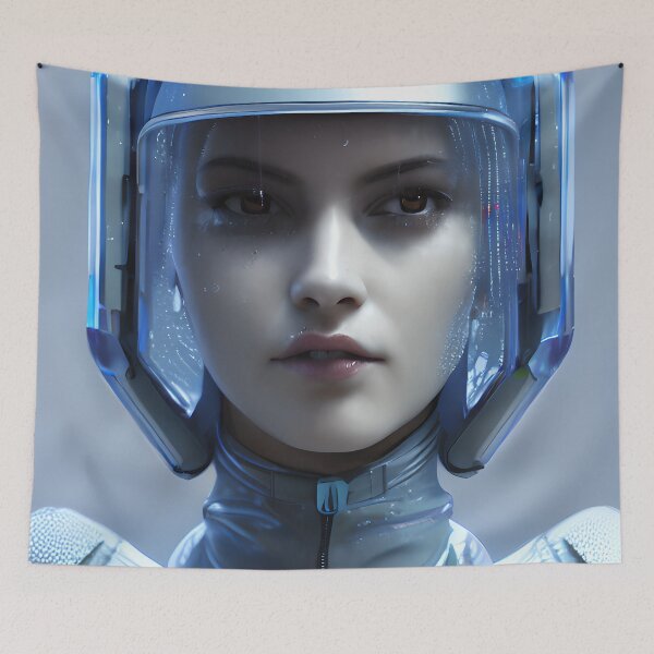 Item preview, Cyberpunk Android in the Rain designed and sold by HellsBrew.