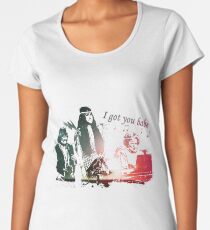 Ich habe dich Babe Splatter Premium Rundhals-Shirt