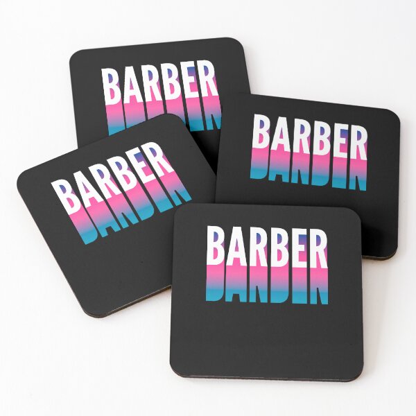 Item preview, Barber With Long Gradient Shadow designed and sold by SVPOD.