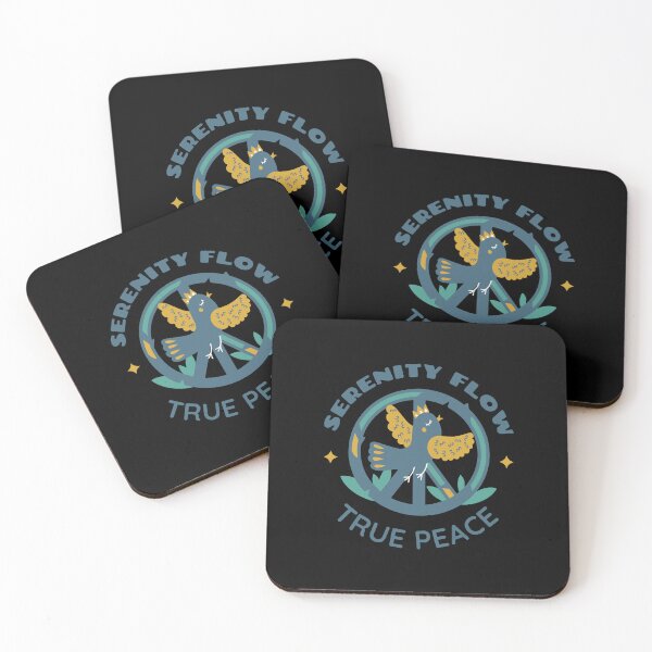 Item preview, Serenity flow true peace bird designed and sold by bolkibox.