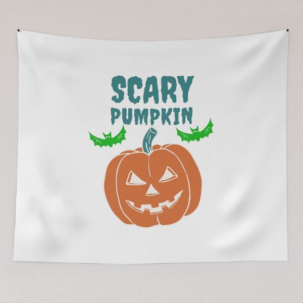 Aperçu de l'œuvre halloween scary pumpkin head créée et vendue par SilverOrGold.