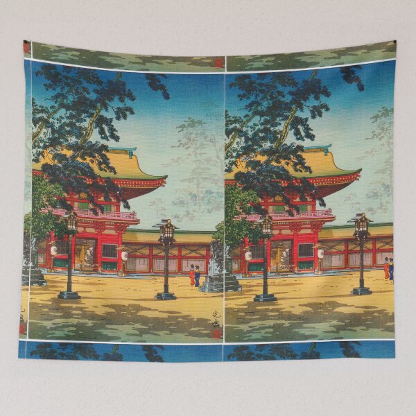Item preview, Kyushu Hakozaki Hachimangu Shrine Tsuchiya Koitsu  designed and sold by TeeARTHY.