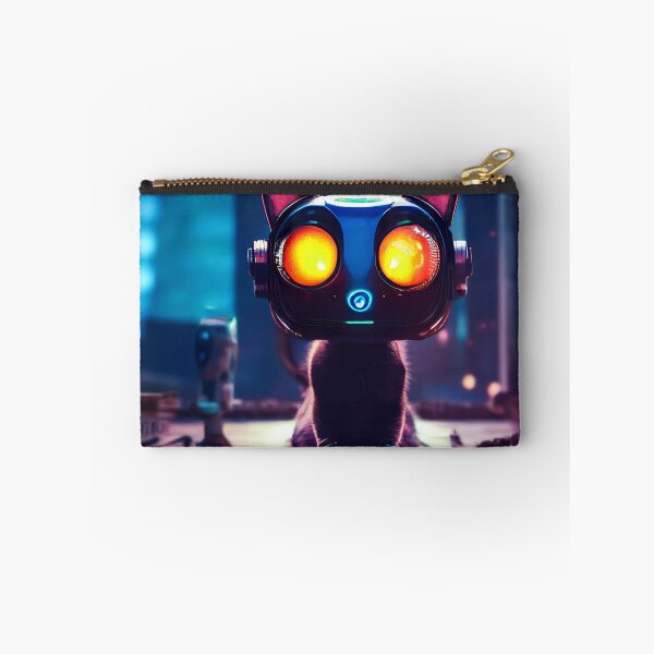 Item preview, Cyberpunk Cat 3 - Anime Kawaii Cartoon Art designed and sold by lematworks.