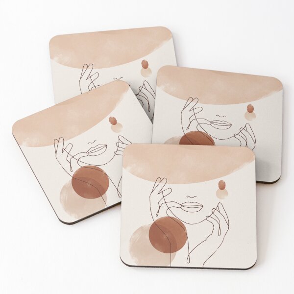 Item preview, Abstract Face Line Art designed and sold by AluraHome.