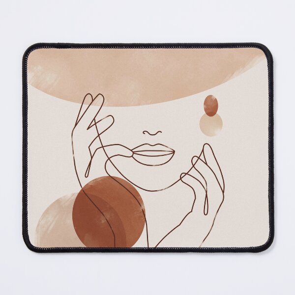 Item preview, Abstract Face Line Art designed and sold by AluraHome.