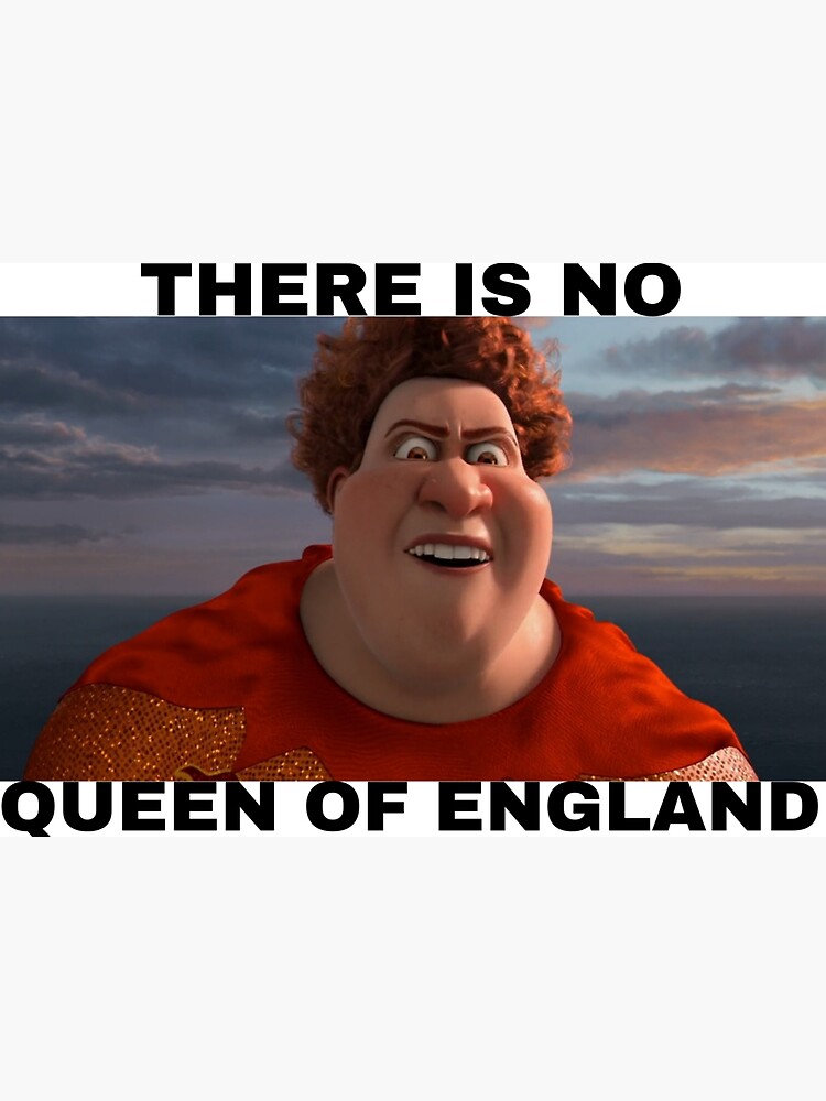 "There is no queen of england" Sticker for Sale by Kalmenlie Redbubble