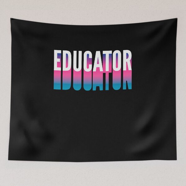 Item preview, Educator With Long Gradient Shadow designed and sold by SVPOD.