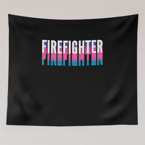 Item preview, Firefighter With Long Gradient Shadow designed and sold by SVPOD.
