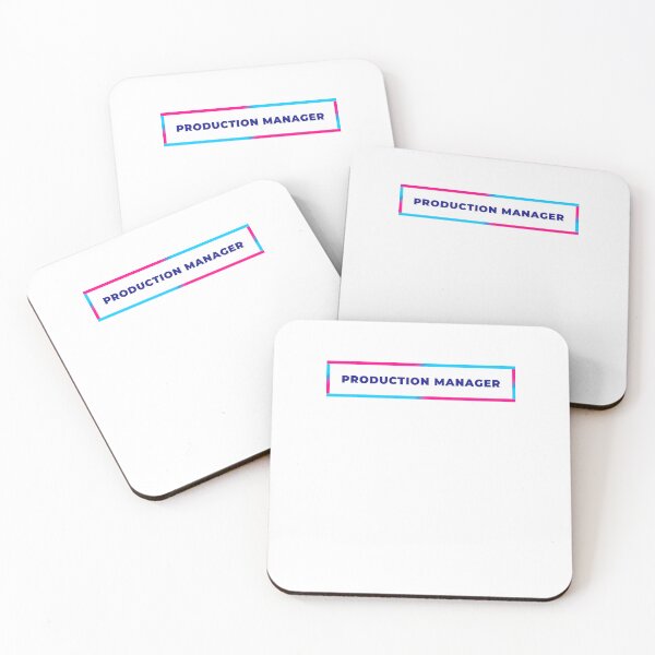 Item preview, Production Manager retro colorful frame designed and sold by SVPOD.