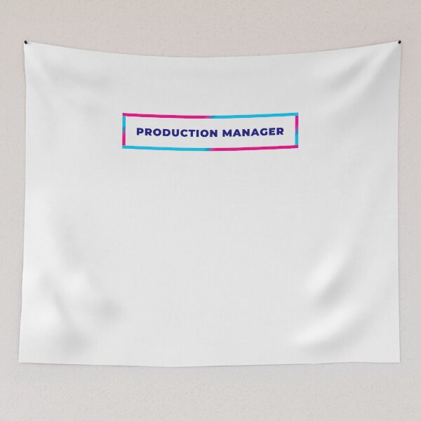 Item preview, Production Manager retro colorful frame designed and sold by SVPOD.