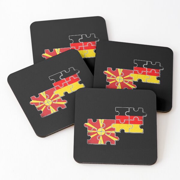 Artikelvorschau, Nordmazedonien Deutschland Flagge Nordmazedonier Deutscher entworfen und verkauft von max-it-out.