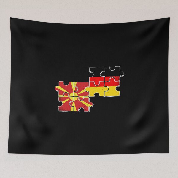 Artikelvorschau, Nordmazedonien Deutschland Flagge Nordmazedonier Deutscher entworfen und verkauft von max-it-out.