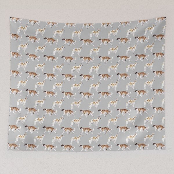 Item preview, Borzoi Repeat Pattern designed and sold by Amber Westwood.