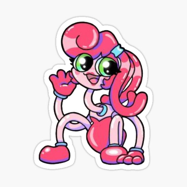 "cute mommy long legs chibi" Sticker for Sale by vinike2200 | Redbubble