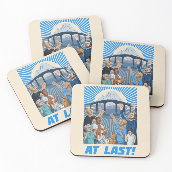Item preview, West Seattle Bridge: AT LAST! designed and sold by JadedSketch.