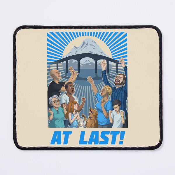 Item preview, West Seattle Bridge: AT LAST! designed and sold by JadedSketch.