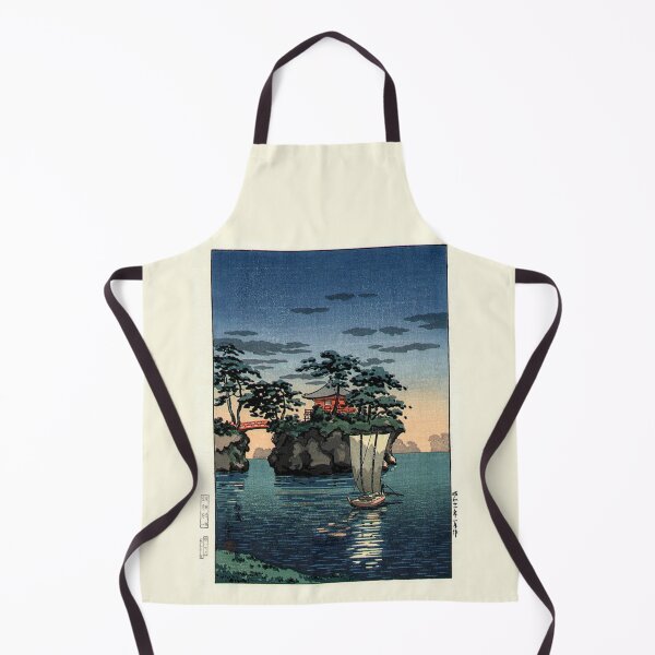 Item preview, Japanese Art Print - Godaido Shrine, Matsushima by Tsuchiya Koitsu designed and sold by TeeARTHY.
