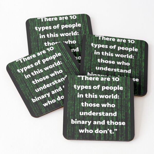 Item preview, “There are 10 types of people in this world" designed and sold by TheOldMuflon.