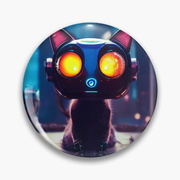 Artikelvorschau, Cyberpunk Cat 3 - Anime Kawaii Cartoon-Kunst entworfen und verkauft von lematworks.