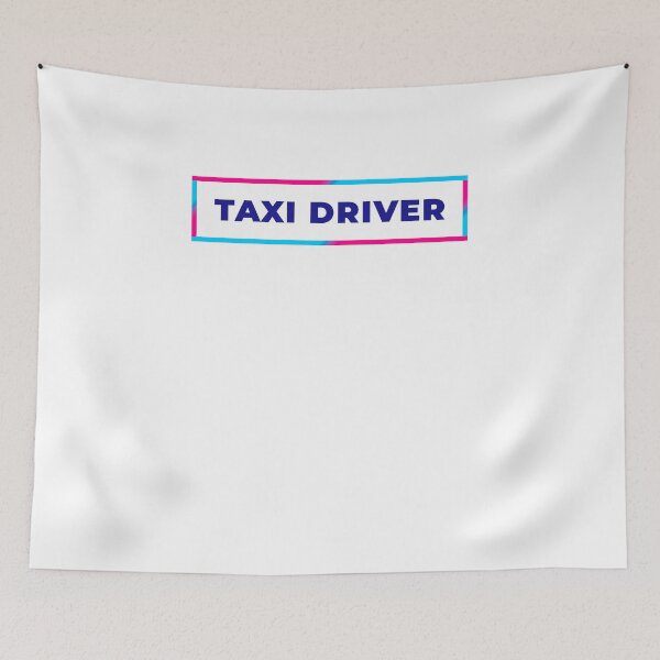 Item preview, Taxi driver retro colorful frame designed and sold by SVPOD.