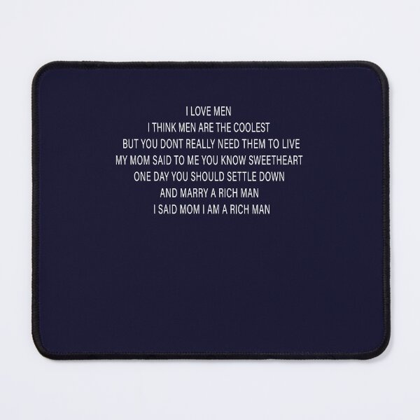 Item preview, I Said Mom I Am A Rich Man Essential s Unisex Love black designed and sold by diltspolackb.
