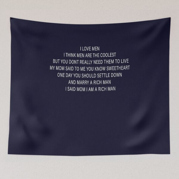 Item preview, I Said Mom I Am A Rich Man Essential s Unisex Love black designed and sold by diltspolackb.