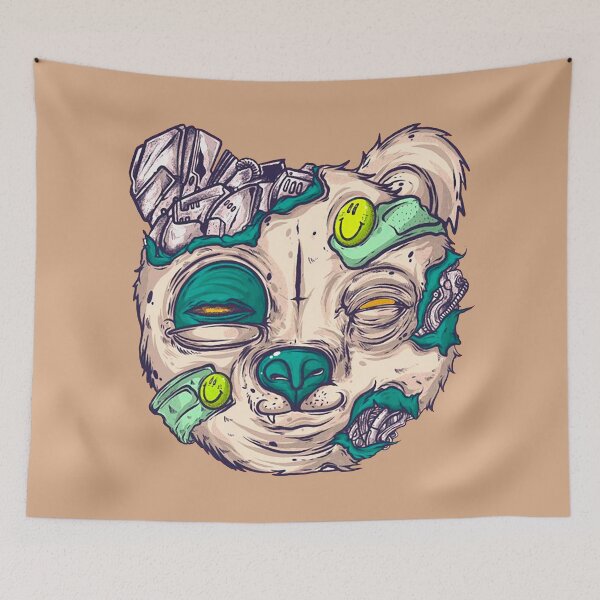 Item preview, exhausted bear designed and sold by si3iy.