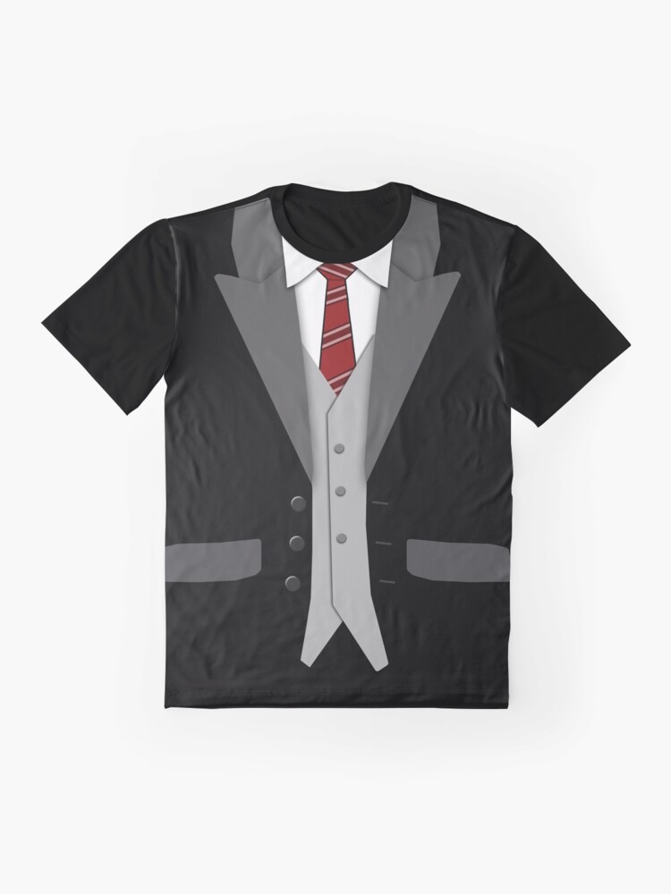 Black suit with red tie Royalty Free Vector Image