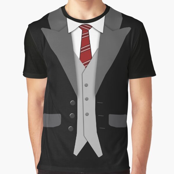 Black Suit Tie and Vest' Men's T-Shirt