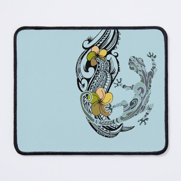 Item preview,  Tiare Tribal Floral And Gecko designed and sold by sunnthreads.