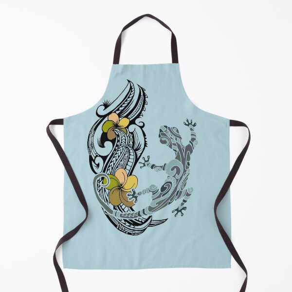 Item preview, Tiare Tribal Floral And Gecko designed and sold by sunnthreads.