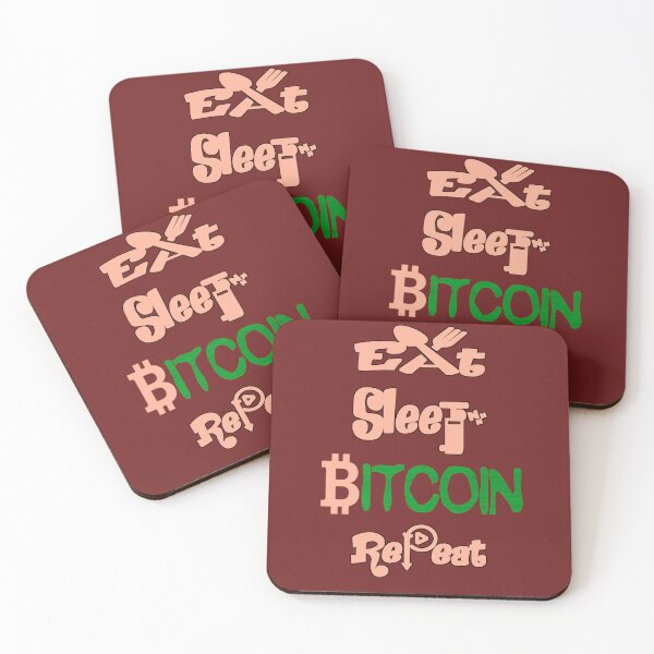 Item preview, Eat sleep bitcoin repeat,  designed and sold by Chakilogy.