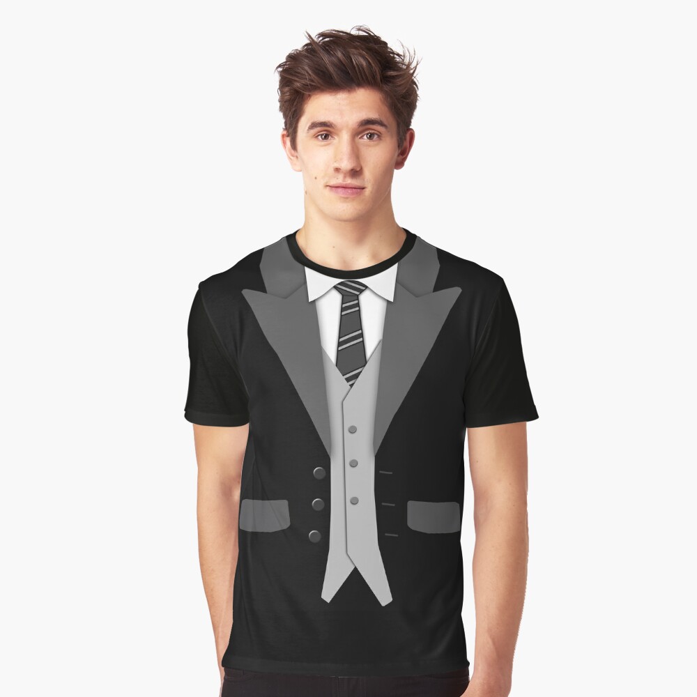 suit with tshirt