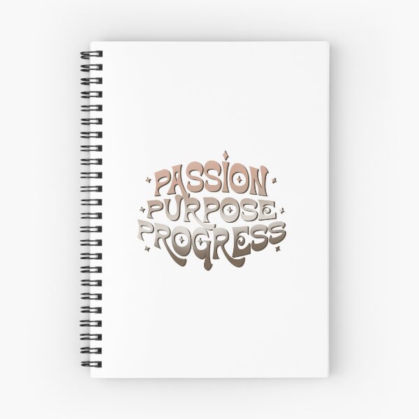 Item preview, Passion Purpose Progress neutral colors T-shirt designed and sold by Nerdygirlteez.
