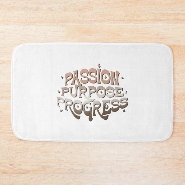 Item preview, Passion Purpose Progress neutral colors T-shirt designed and sold by Nerdygirlteez.