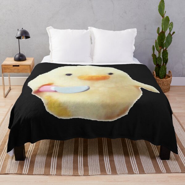 Item preview, funny duck with a knife sticker designed and sold by JeniBoyleg.