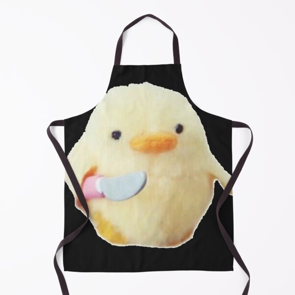 Item preview, funny duck with a knife sticker designed and sold by JeniBoyleg.