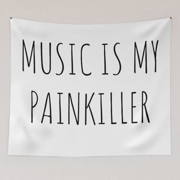 Item preview, music is my painkiller designed and sold by despresso.