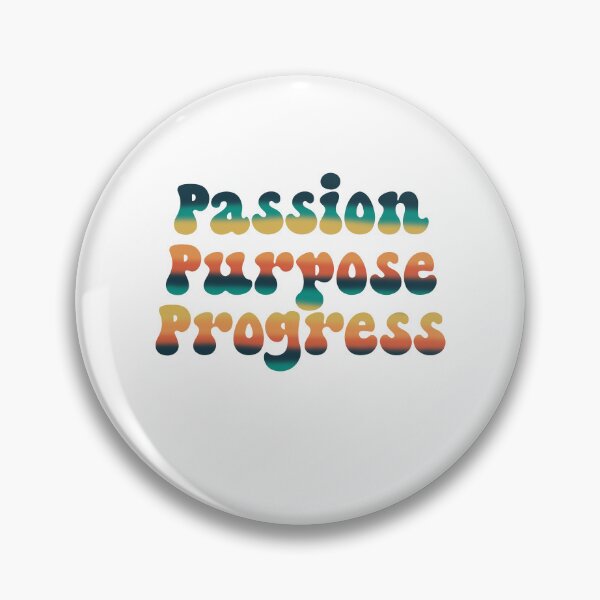 Item preview, Passion Purpose Progress Retro T-shirt designed and sold by Nerdygirlteez.