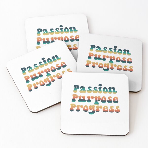 Item preview, Passion Purpose Progress Retro T-shirt designed and sold by Nerdygirlteez.