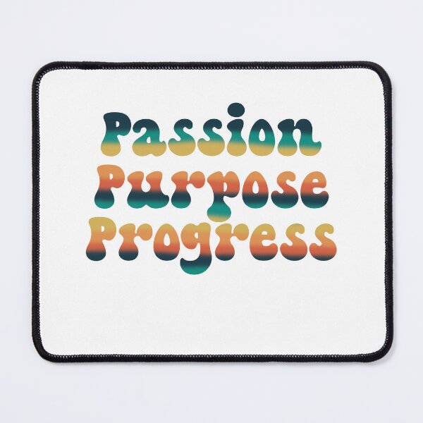Item preview, Passion Purpose Progress Retro T-shirt designed and sold by Nerdygirlteez.