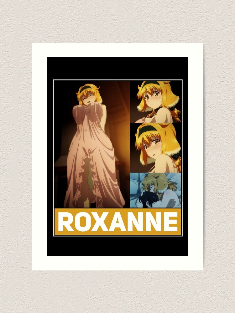 Roxanne ロクサーヌ, Isekai Meikyuu De Harem Wo Art Board Print for Sale by  B-love