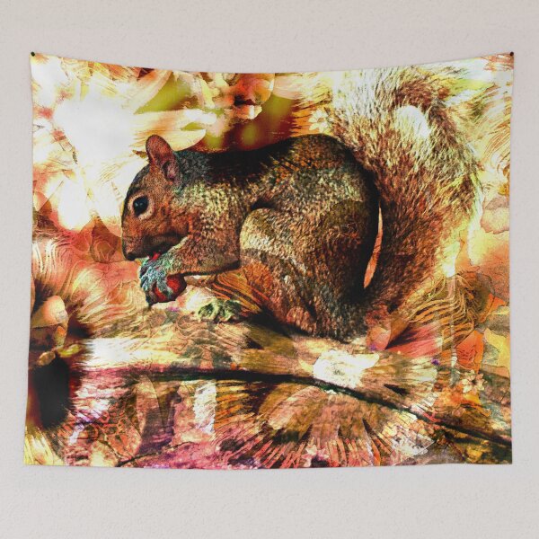 Item preview, Squirrel with an Acorn designed and sold by mokacat.